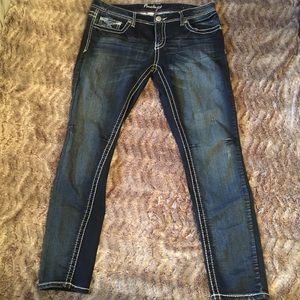 EUC amethyst skinny jeans